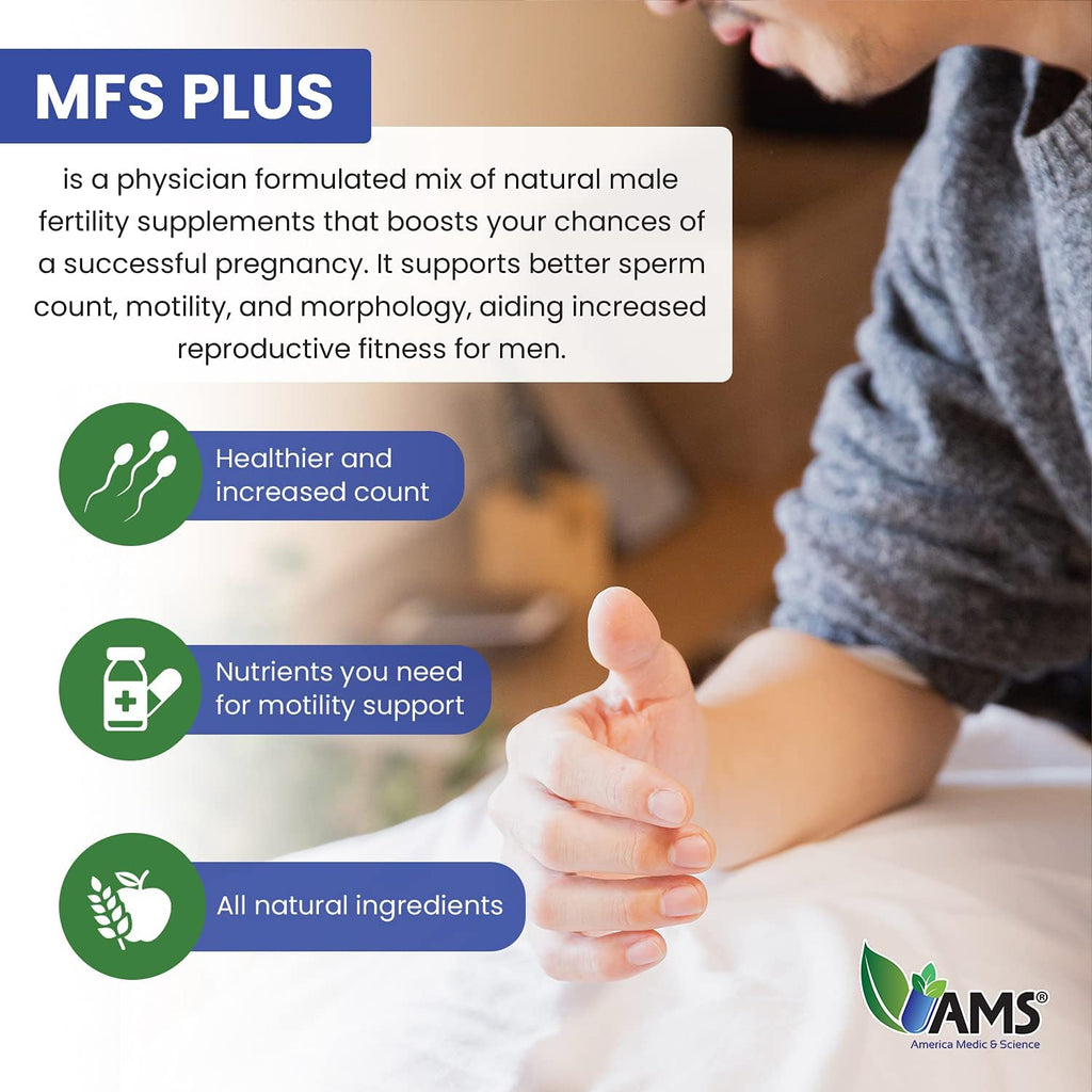 MFS Plus Suplemento de Fertilidad para Hombres (60 Cápsulas)