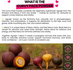 Aguaje CurvyFruit + Maca Root Powder (Roja, Negra y Amarilla) – Apoyo Natural para la Silueta Femenina – 31 Días