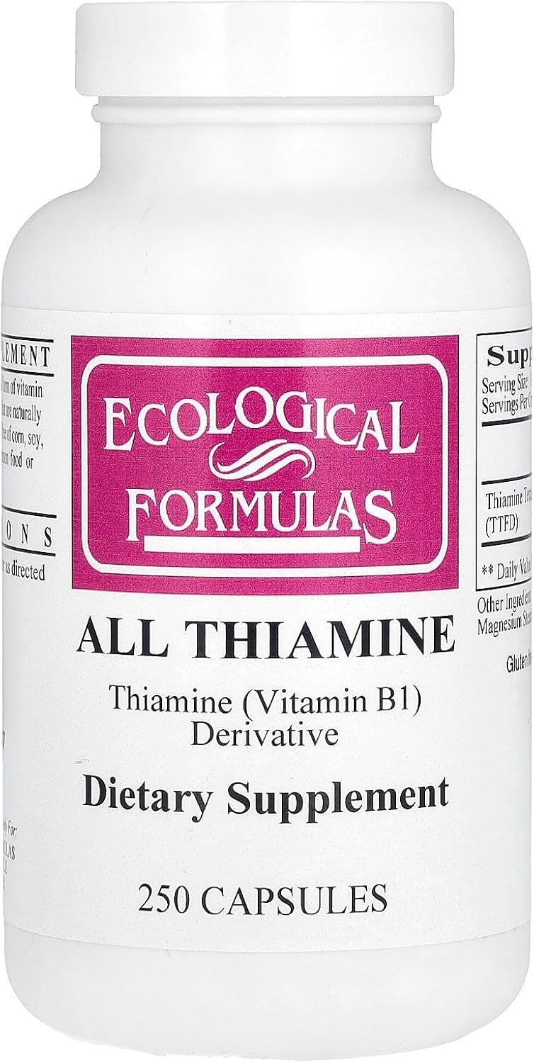 Ecological Formulas All Thiamine, 250 Cápsulas
