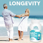 Liposomal NAD+ 1000 mg - Suplemento de NAD+ con Alta Biodisponibilidad - 60 Cápsulas Blandas