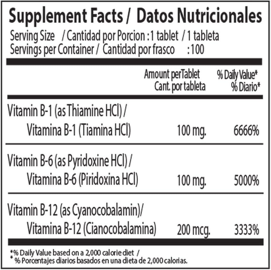 Neurobion Energy + Alta Potencia: Vitaminas B1, B6, B12 + Zinc con Aminoácidos