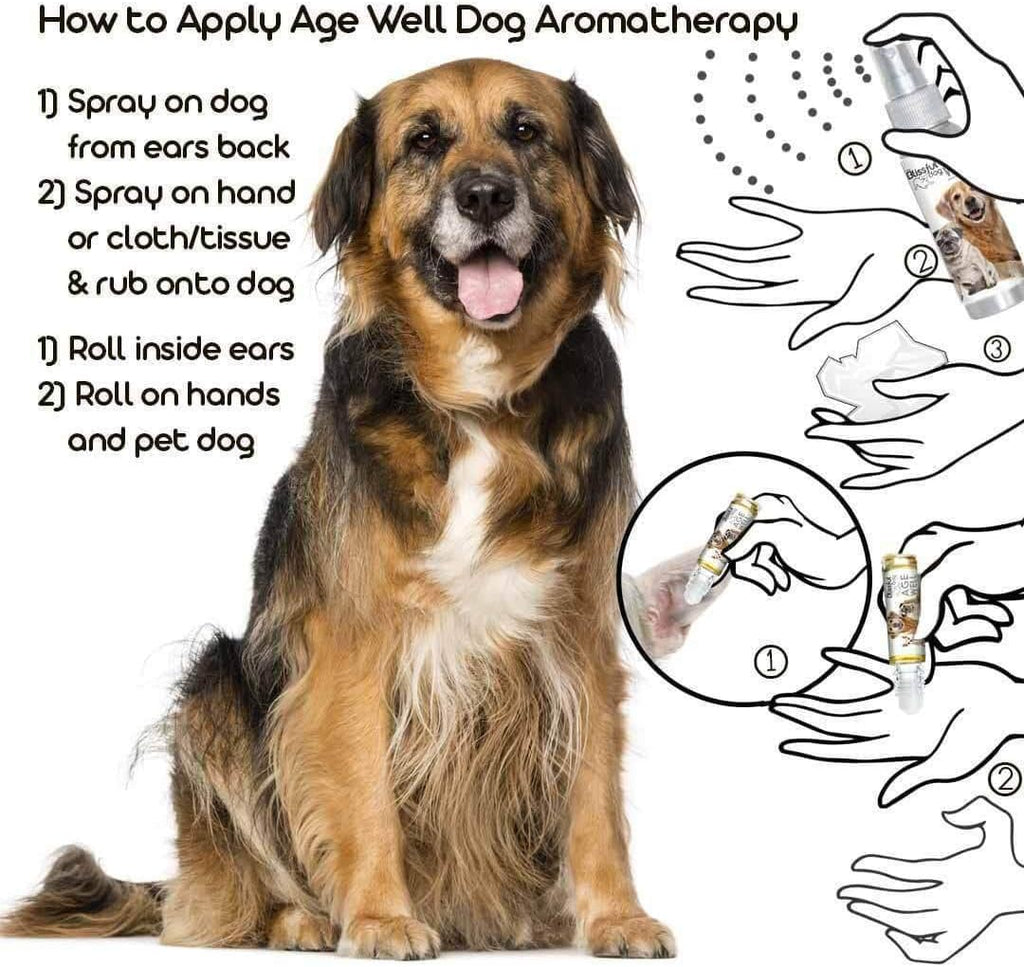 The Blissful Dog Spray de Aromaterapia Age Well para Perros de Raza Mixta (78 ml)