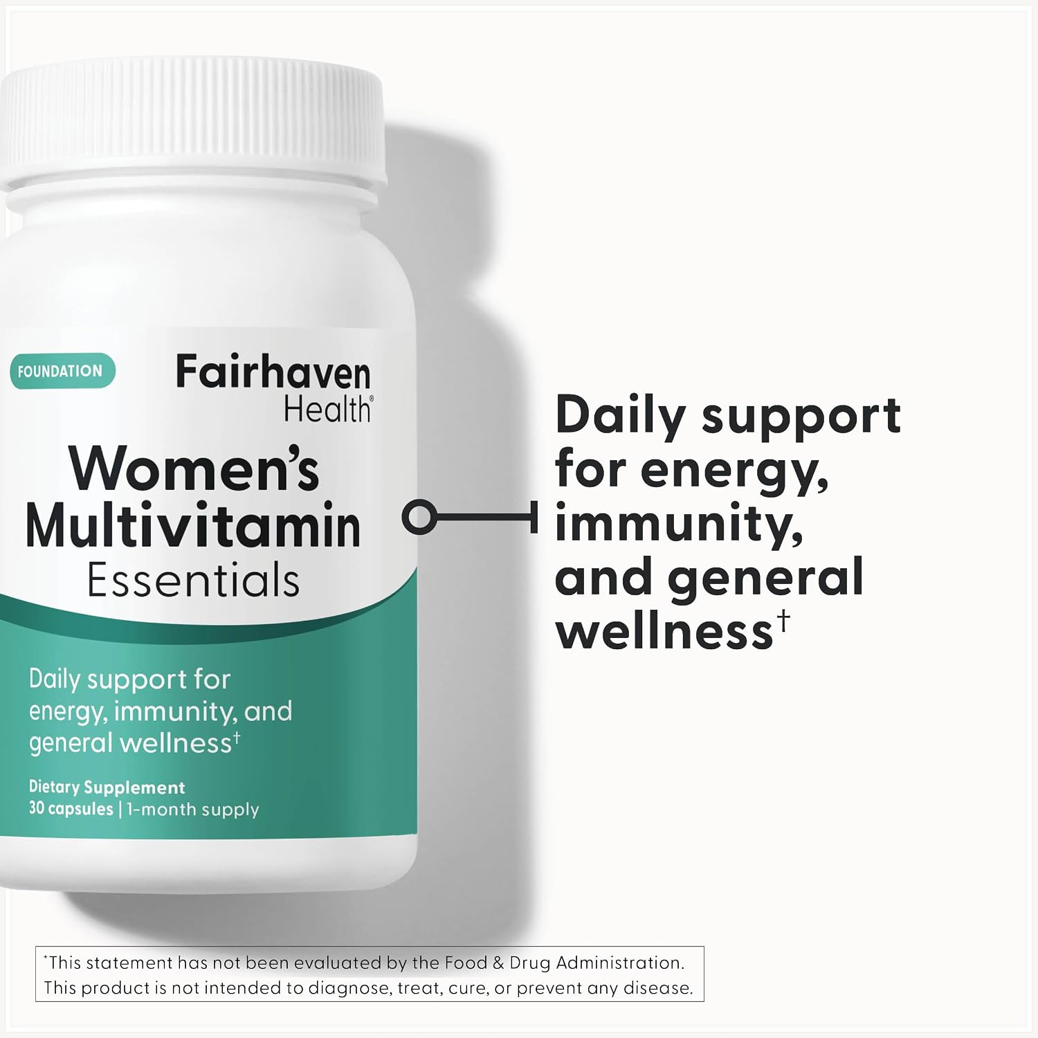 Fairhaven Health Women's Multivitamin Essentials – Multivitamínico diario para mujeres