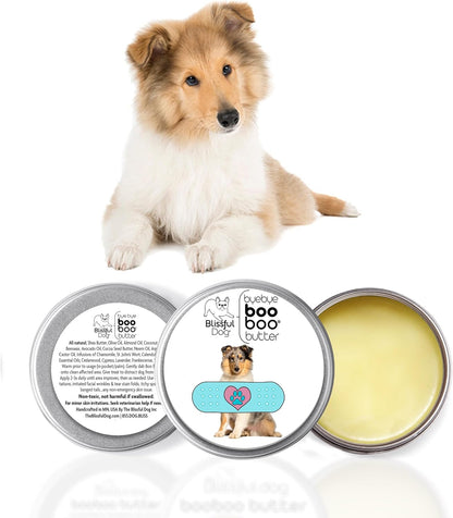 The Blissful Dog 8 oz TIN Collie Booboo – Aceite de oliva y de coco: proporcionan ácidos grasos esenciales que – Image 2