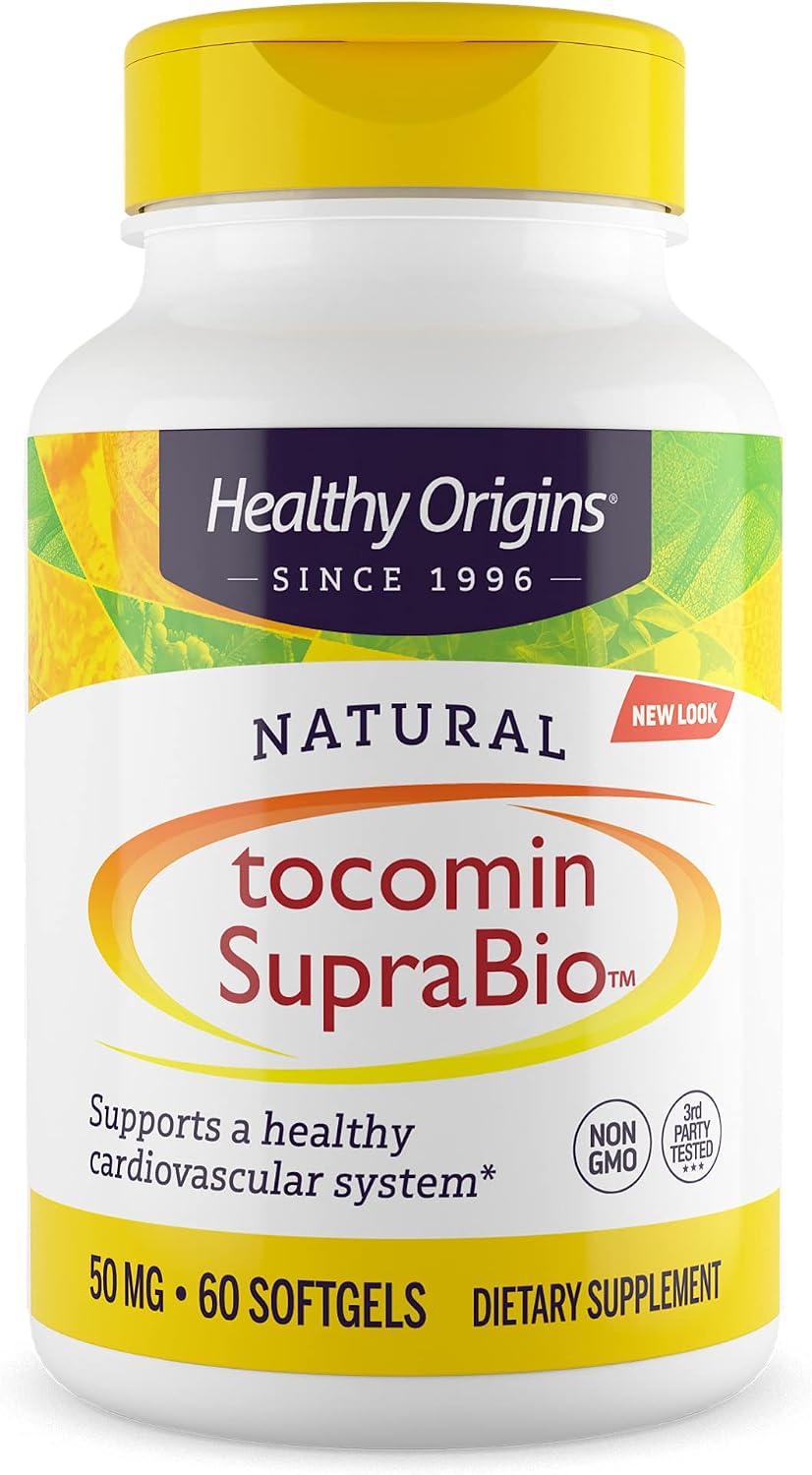 Healthy Origins Tocomin SupraBio Tocotrienoles 50 mg - 60 Cápsulas Blandas