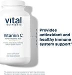 Vital Nutrients Vitamina C 1000 mg - 220 Cápsulas - Ácido Ascórbico Puro