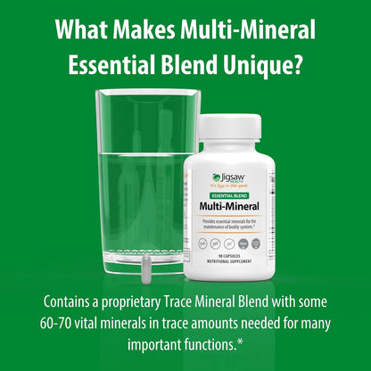 Jigsaw Health Multi-Mineral Essential Blend – Mezcla de microminerales: Aporta más de 60 minerales traza que – Image 4