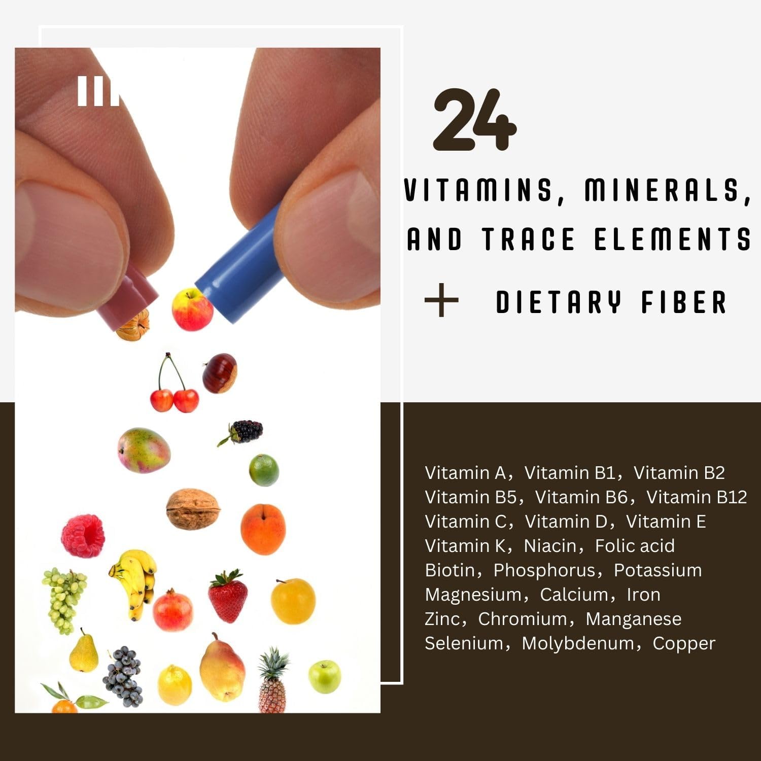 Balance of Nature - Suplemento de Frutas y Verduras, 36 Ingredientes Naturales, 60 Días