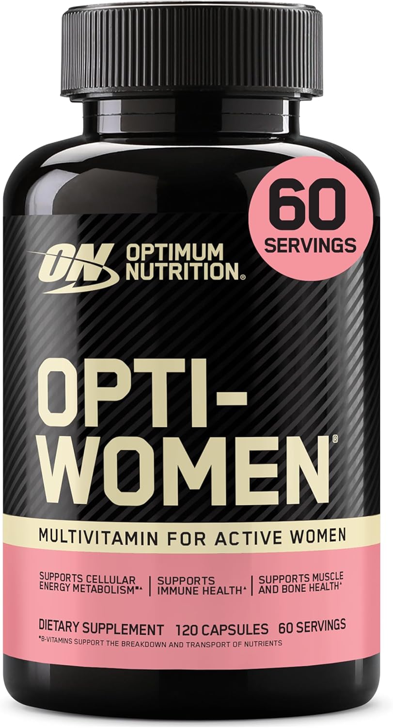 Optimum Nutrition Opti-Women Multivitamínico Diario para Mujeres con Hierro, 120 Cápsulas