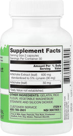Extracto de Alcachofa Vitacost, 60 Cápsulas (300 mg por Cápsula)
