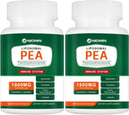 NICMIN 1600mg Palmitoylethanolamide con Luteolina y Quercetina, Alta Absorción, 120 Cápsulas