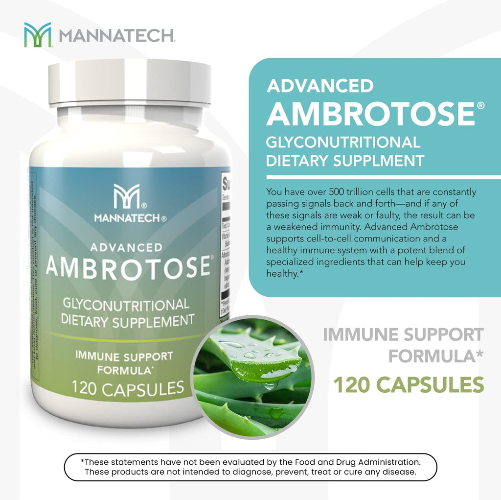 Mannatech Advanced Ambrotose 120 Cápsulas