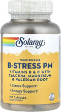 Solaray B-Stress PM Suplemento, 120 cápsulas