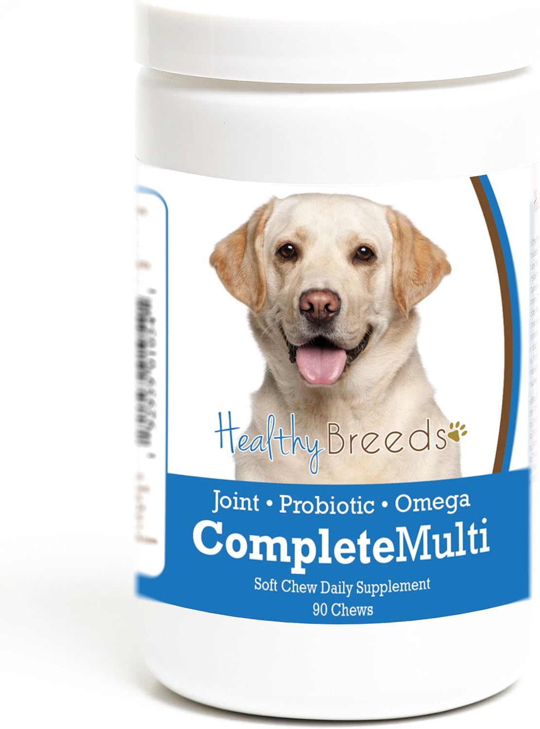 Healthy Breeds Labrador Retriever All in One Multivitamin Soft Chew 90 Count – Image 1