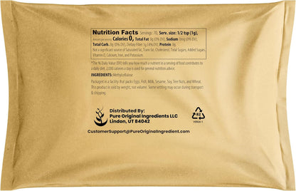 PURE ORIGINAL INGREDIENTS Metilcelulosa (70 g) - Espesante y Emulsionante, Grado Alimentario, Vegano – Image 2
