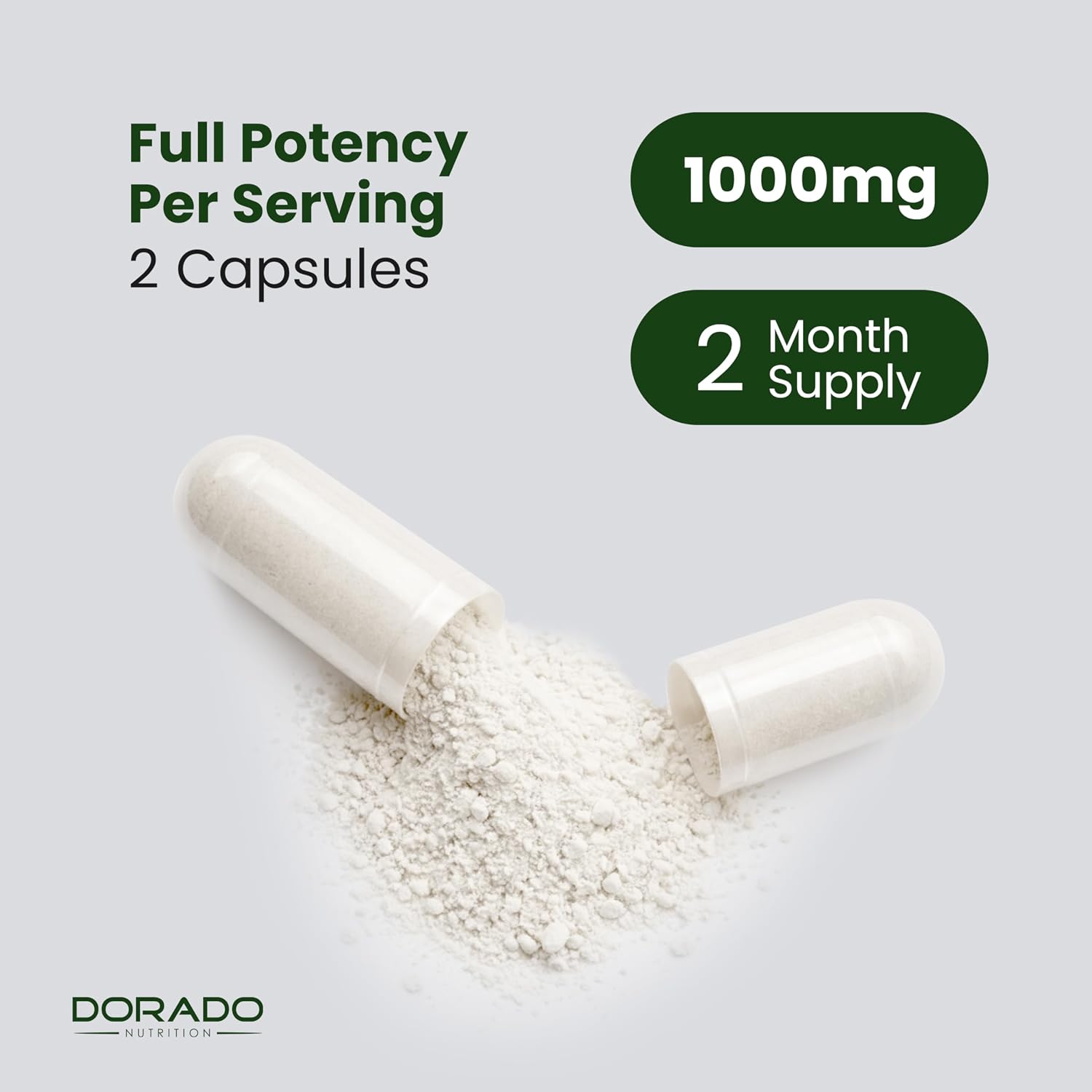 Calostro Bovino (120 Cápsulas) - 1000mg por Ración - 20% IgG - Dorado Nutrition