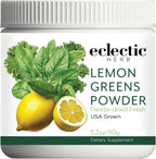 Eclectic Herb - Lemon Greens Powder: Mezcla de verduras y frutas ecológicas en polvo