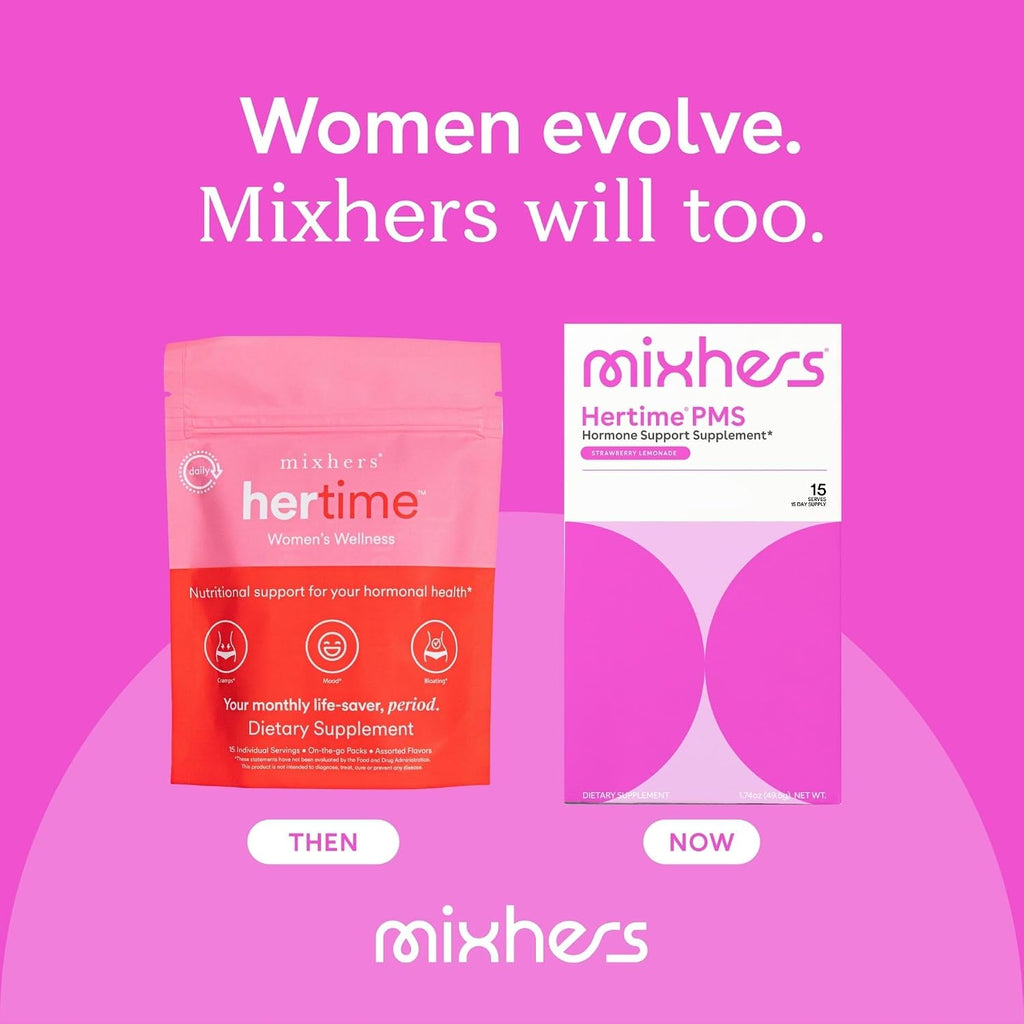 Hertime PMS – Apoyo para el ciclo menstrual con minerales y hierbas – 15 sobres – Fresa Limonada