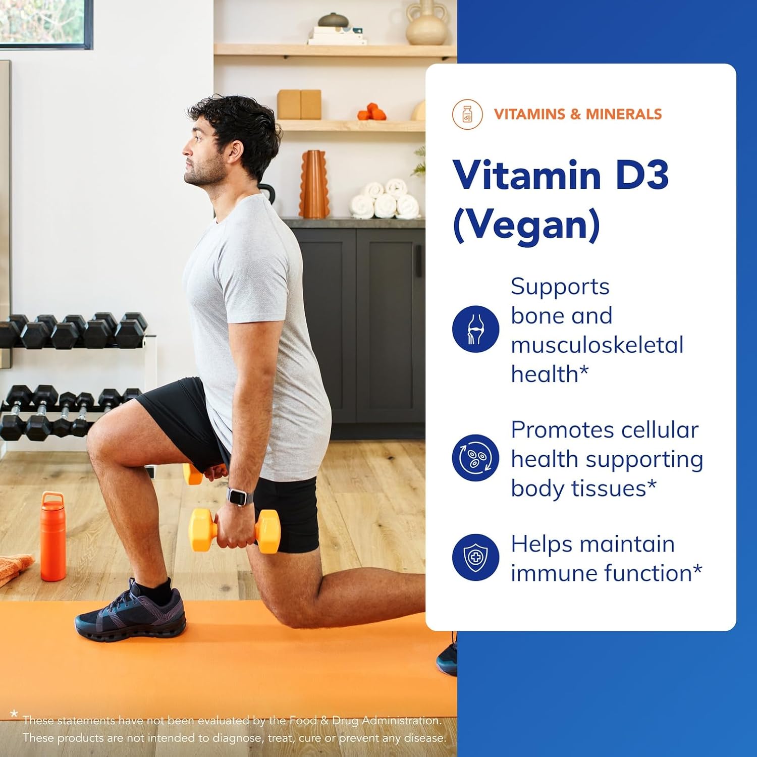 Pure Encapsulations Vitamina D3 Vegana | Salud Ósea, Cardiovascular e Inmune* | 120 Cápsulas