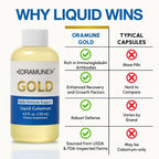Oramune Gold Soporte Inmunológico – Calostro bovino líquido con factores de transferencia y lactoferrina (118 ml)