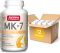 Jarrow Formulas MK-7 90mcg - Vitamina K2 (MK-7) - 120 Cápsulas Blandas (12 Envases)