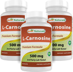 Best Naturals L-Carnosine 500 mg 100 Vcaps