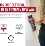 BioBeet Max Strength - Polvo de Jugo de Remolacha Concentrado 20:1 - Orgánico, 50 Raciones