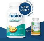Bariatric Fusion Multivitamínico Bariátrico Completo con Hierro - Masticable Sabor Tropical - Suministro de 1 Mes