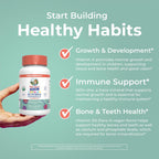 MARYRUTH'S Organics Multivitamínico Infantil + Postbióticos, 60 Gomitas