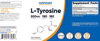 Nutricost L-Tirosina 500mg, 180 Cápsulas (Paquete de 2)