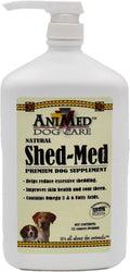 AniMed Shed-Med Suplemento Premium para Perros - Reducción de Muda y Salud de Piel y Pelaje (946 ml)