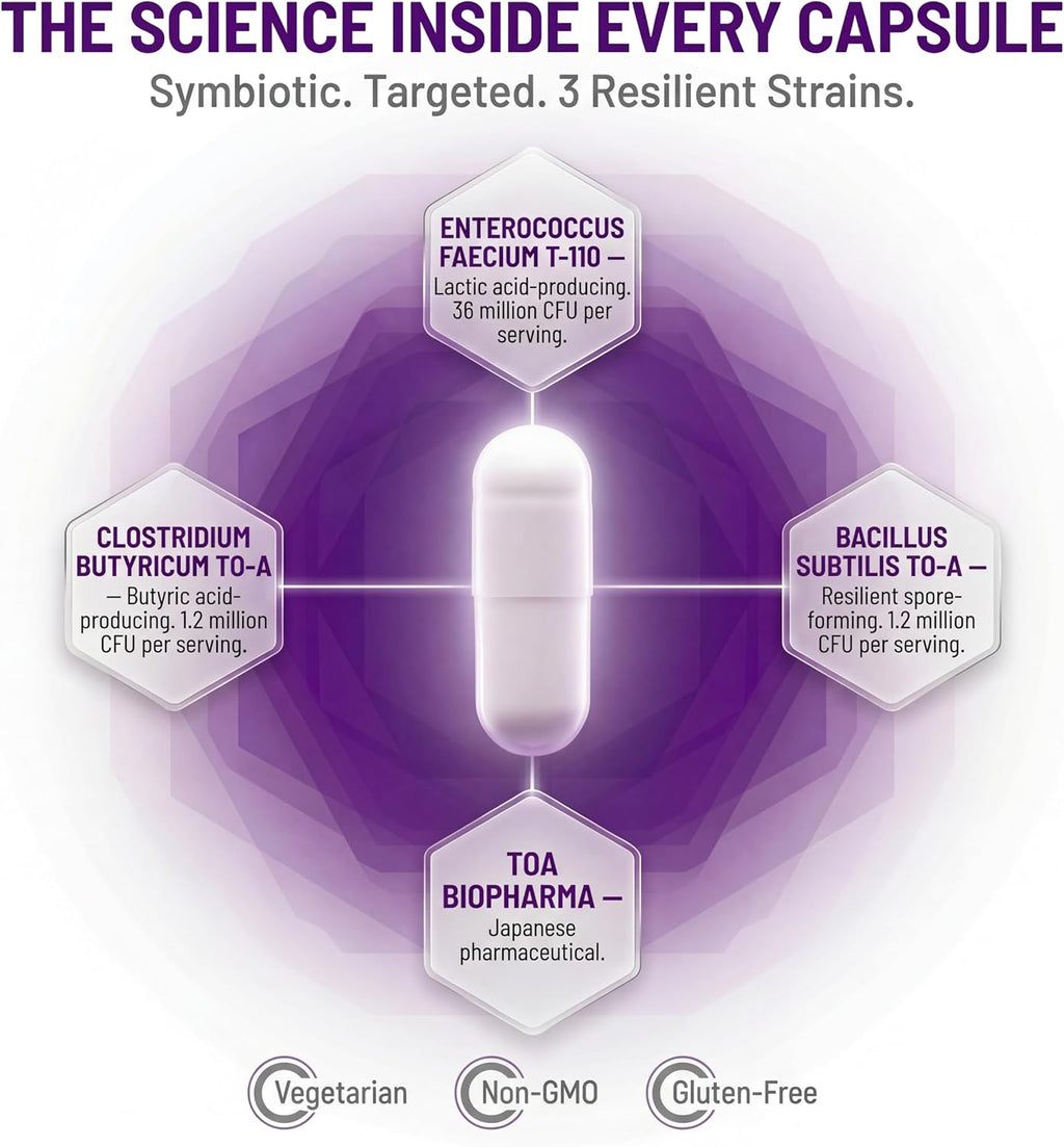 AOR Probiotic 3 – 90 Cápsulas para el Equilibrio Digestivo