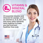 VPLab Ultra Women's Multivitamin Formula - Multivitamínico para Mujeres, 90 Comprimidos