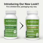 Herbsforever Shankhpushpi (Convolvulus pluricaulis) Extra Strength (20:1) Extract - 60 Cápsulas Vegetarianas