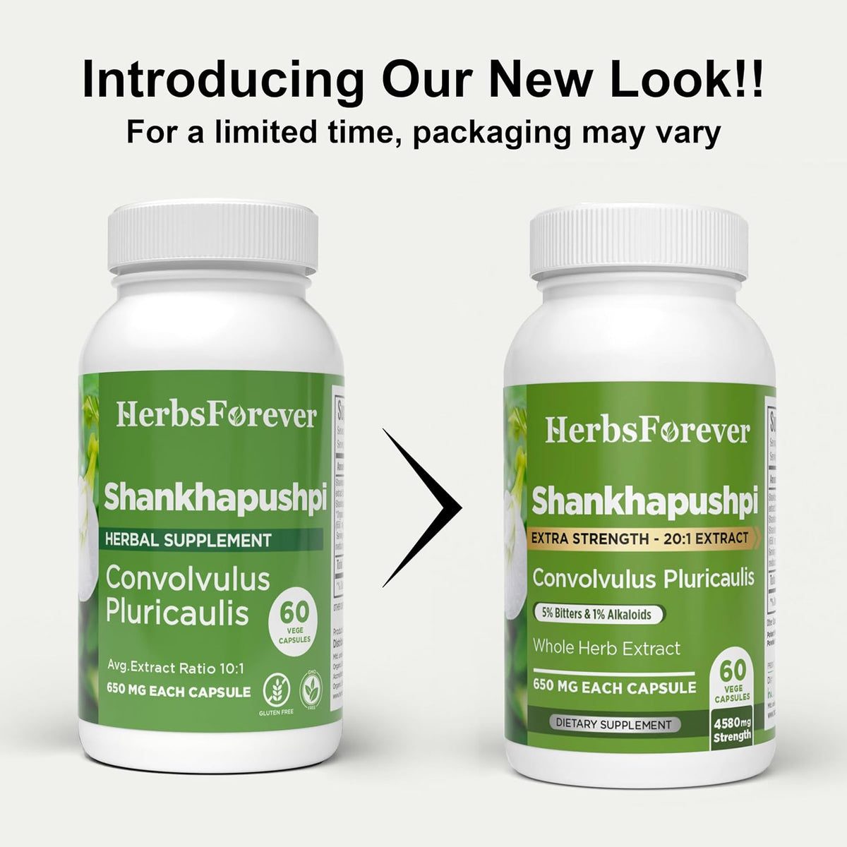 Herbsforever Shankhpushpi (Convolvulus pluricaulis) Extra Strength (20:1) Extract - 60 Cápsulas Vegetarianas – Image 8