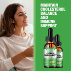 lickshine 2 Pack Gotas Líquidas de Bergamota Cítrica 3000 mg - Alta Absorción - Suplemento Antioxidante y para el Sistema Inmunitario, 2 x 118 ml