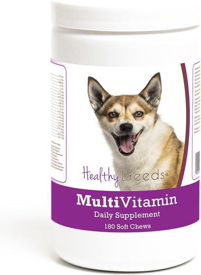 Healthy Breeds Norwegian Lundehund Multivitamin Soft Chew for Dogs 180 Count – Image 1