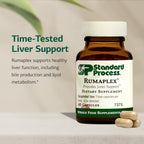 Standard Process Rumaplex - Suplemento de apoyo hepático con vitamina A y niacina, 40 cápsulas