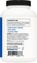 Nutricost HMB (Beta-Hidroxi Beta-Metilbutirato) 1000 mg - 240 Cápsulas