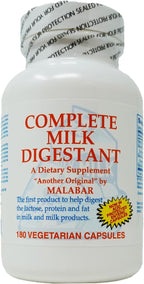 Malabar Complete Milk Digestant, 180 Comprimidos