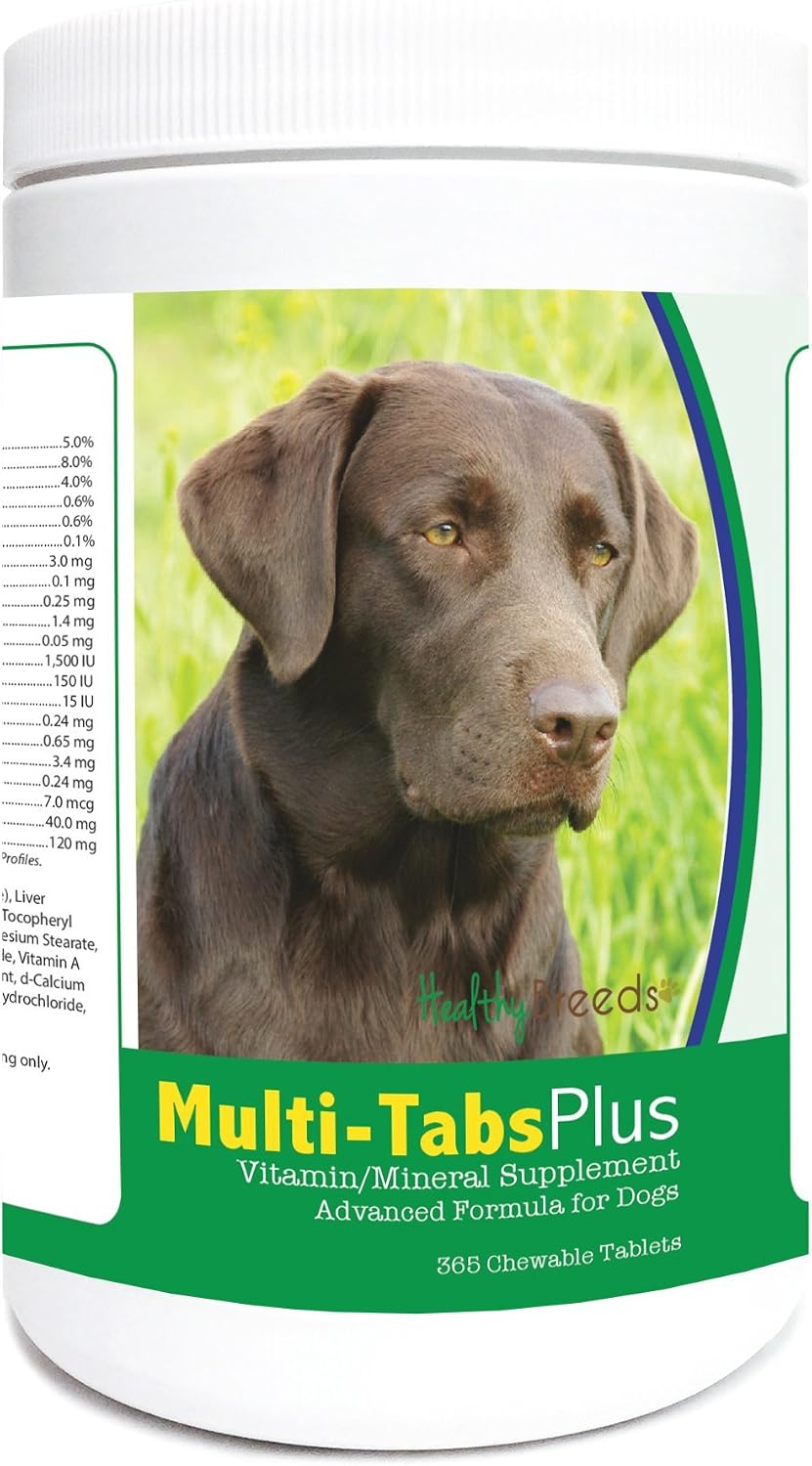 Healthy Breeds Labrador Retriever Multi-Tabs Plus Chewable Tablets 365 Count