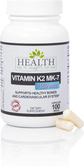 Vitamina K2 MK-7 150 mcg - Health As It Ought To Be - 100 Cápsulas