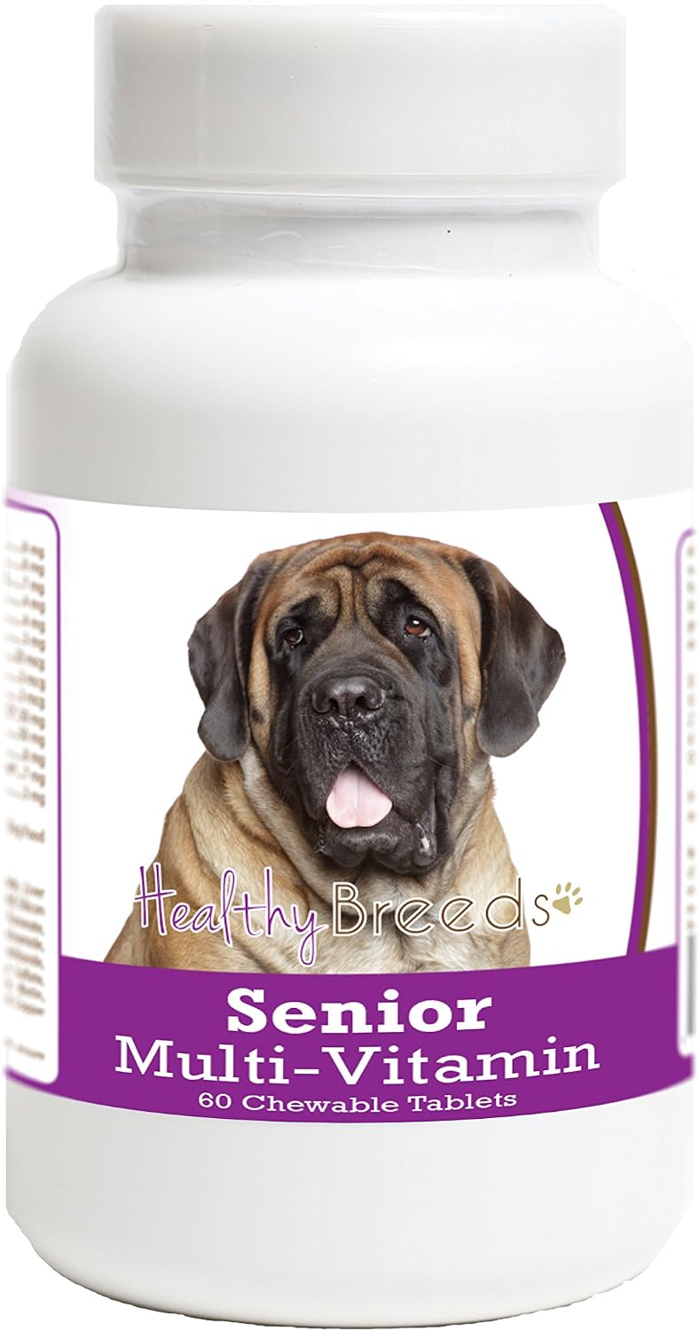 Healthy Breeds Mastiff Senior Dog Multivitamin Tablets 60 Count
