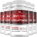Glyco Vantage Cápsulas - Suplemento Avanzado de Fórmula Natural, 5 Pack (300 Cápsulas)