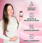 Myo-inositol & D-chiro Inositol 40:1 - Complemento para Mujer con CoQ10, Colina y Selenio - 120 Cápsulas