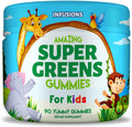 Infusions Super Green Gummies para Niños - 90 Gominolas de Superalimentos Verdes