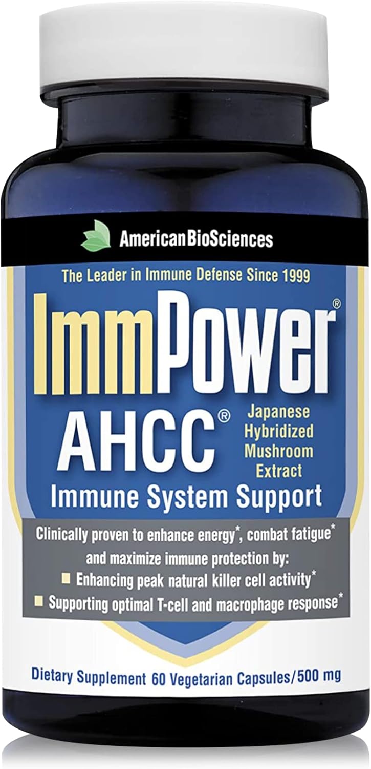 American BioSciences ImmpowerD3 AHCC + Vitamina D3, 30 Cápsulas
