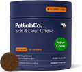 PetLab Co. Skin & Coat Chew – Snack para la piel y el pelaje de perros