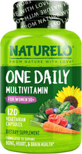 NATURELO Multivitamínico Diario para Mujeres 50+ (Sin Hierro) - Apoyo Menopausia - 120 Cápsulas