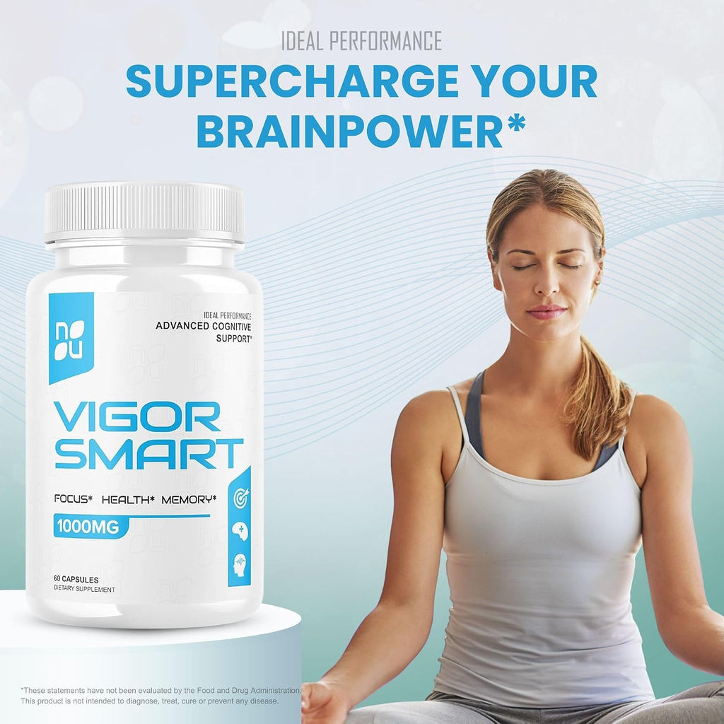 Vigor Smart Brain Booster, 300 Cápsulas, 1000mg